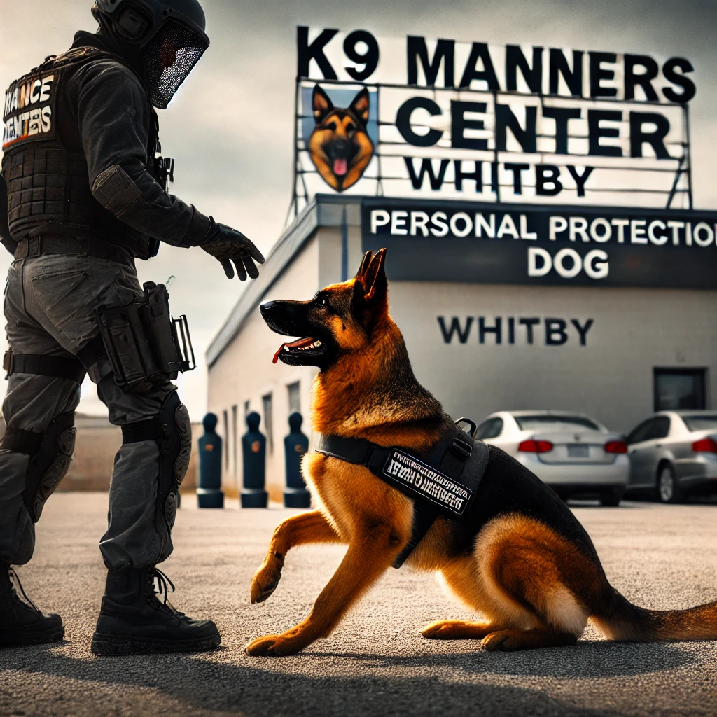 Personal Protection Dog Training Experts at K9 Manners Center in Whitby 